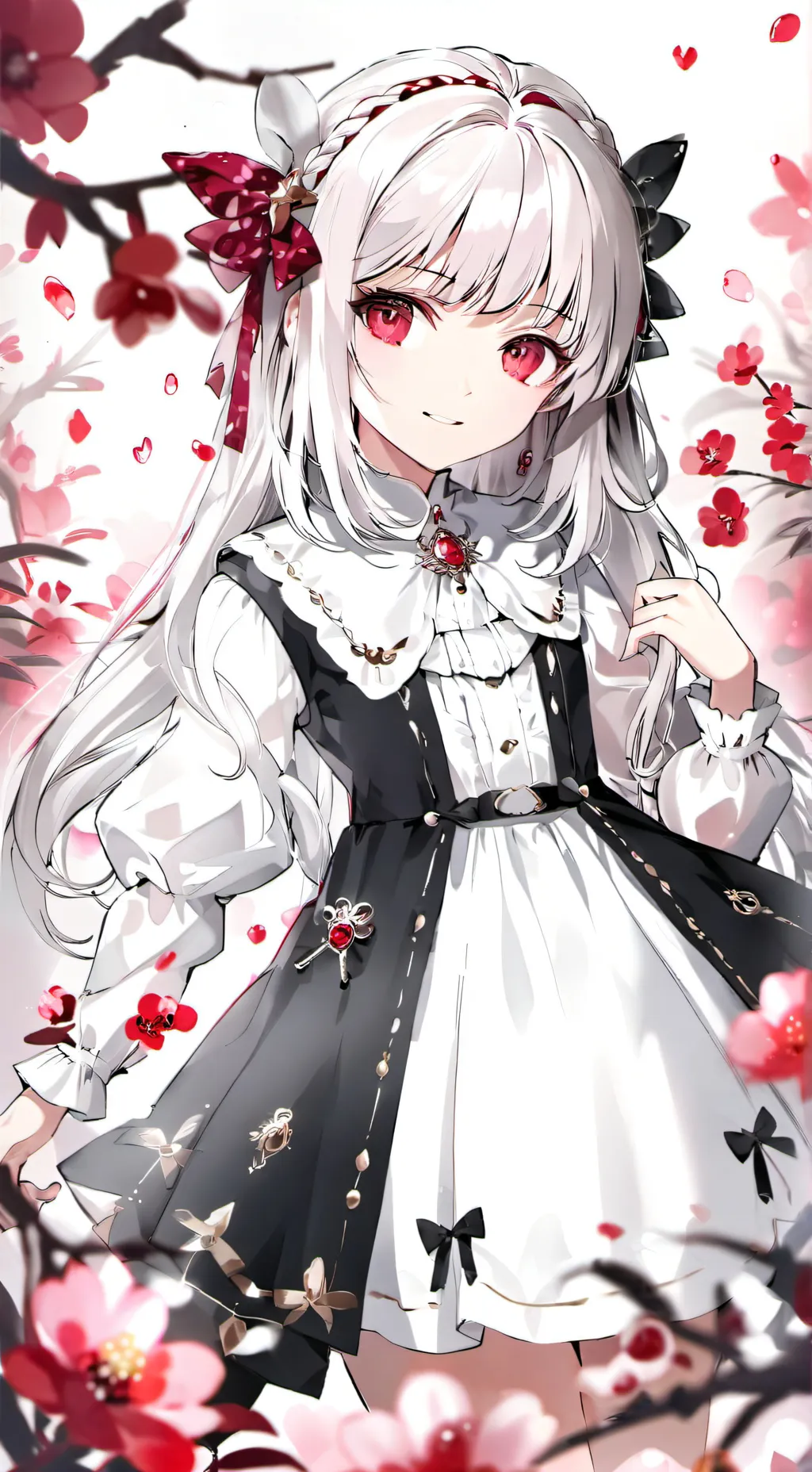 ai character: MHA Prom Night background