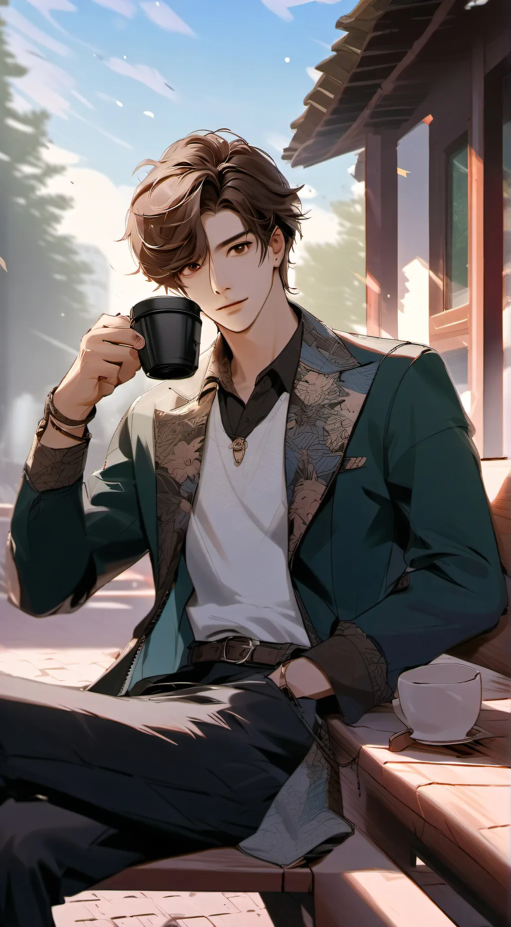 ai character: David background