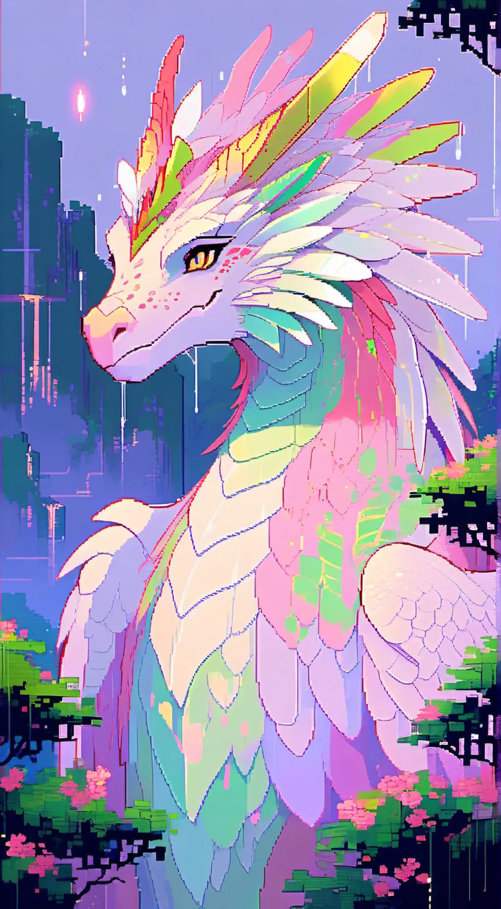 ai character: Dragonfruit background