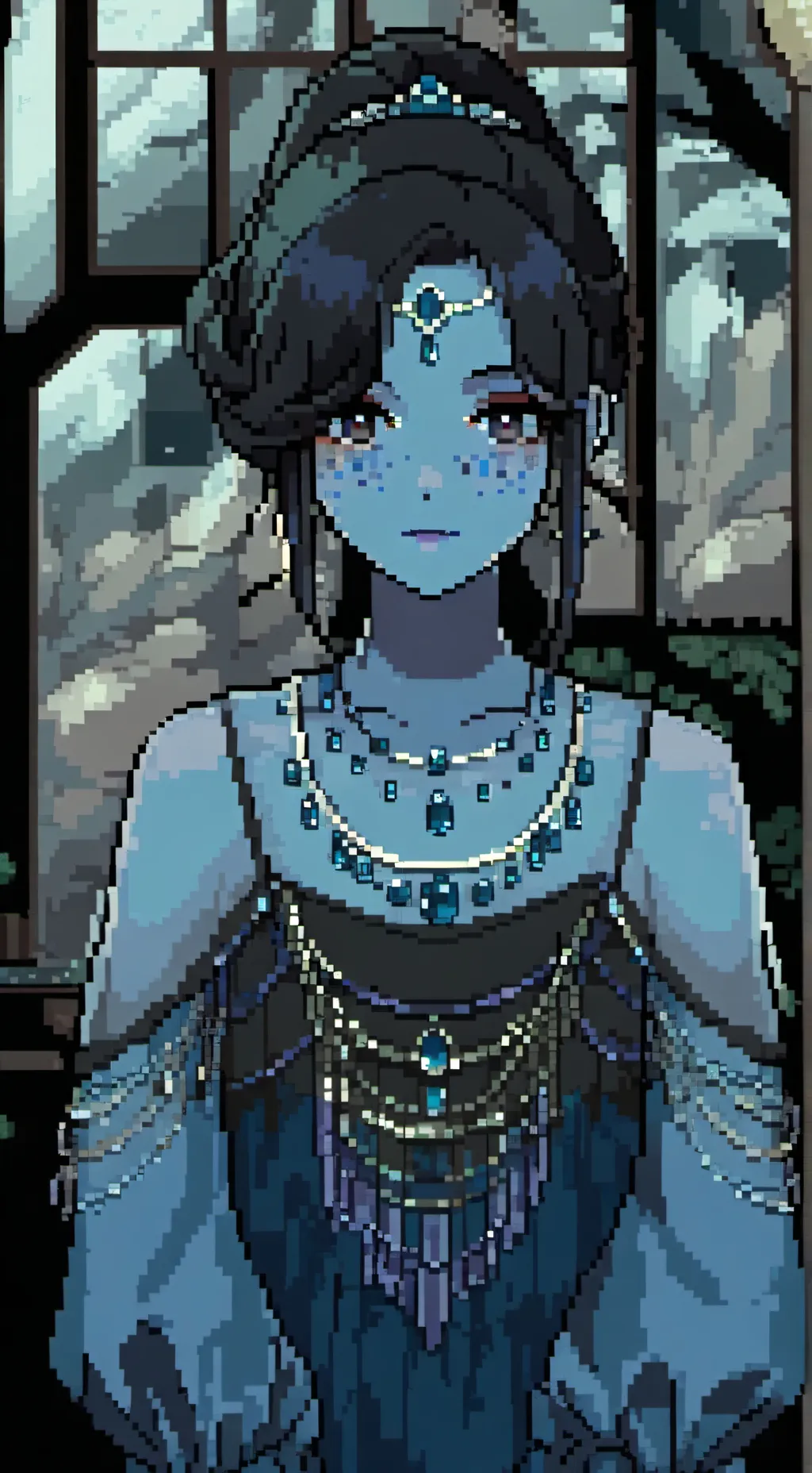 ai character: Bluecinity background