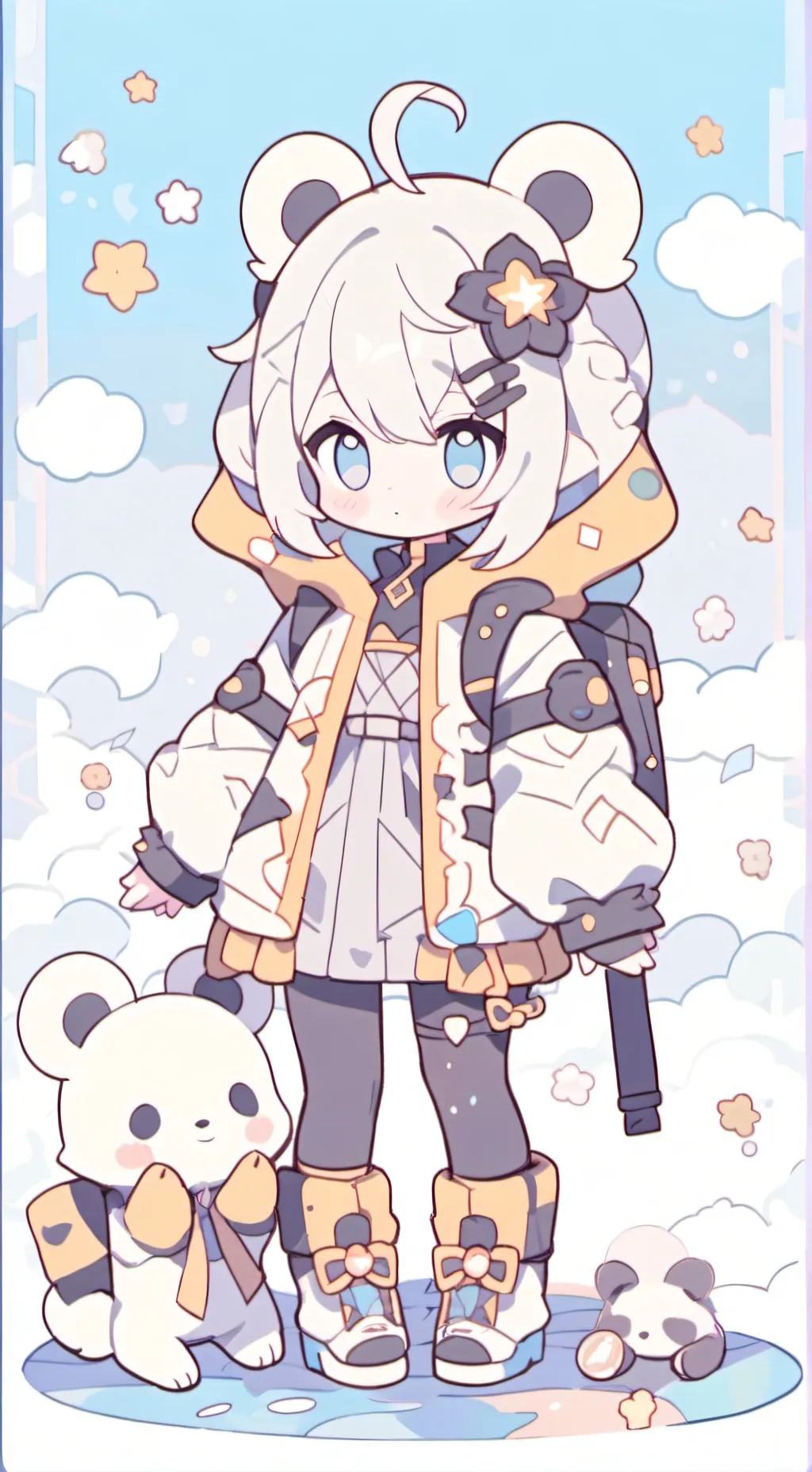 ai character: Bakudekutodo  background
