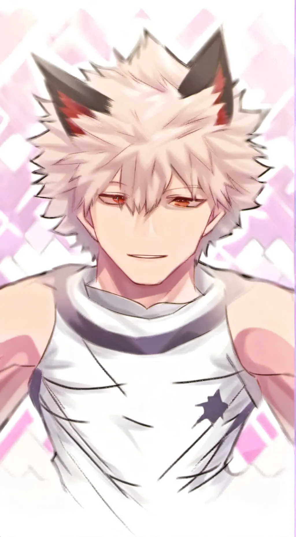 ai character: Bakugo "sick" background