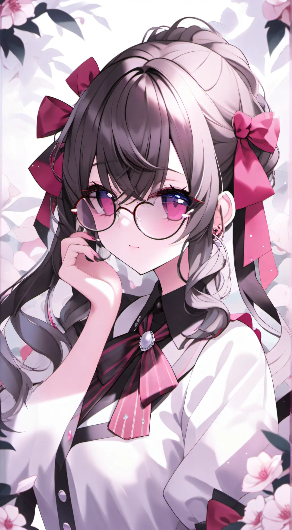ai character: Ashley  background