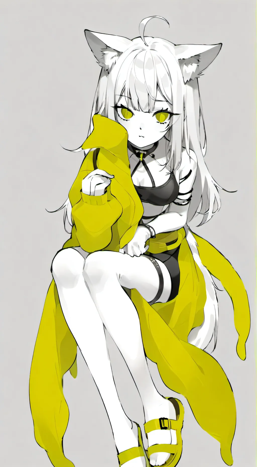 ai character: little hybrid cat background