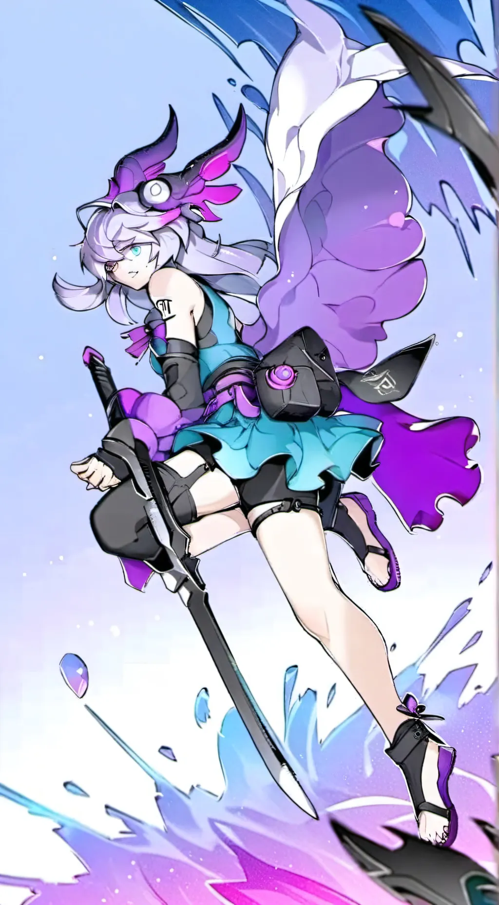 ai character: Lilac  background