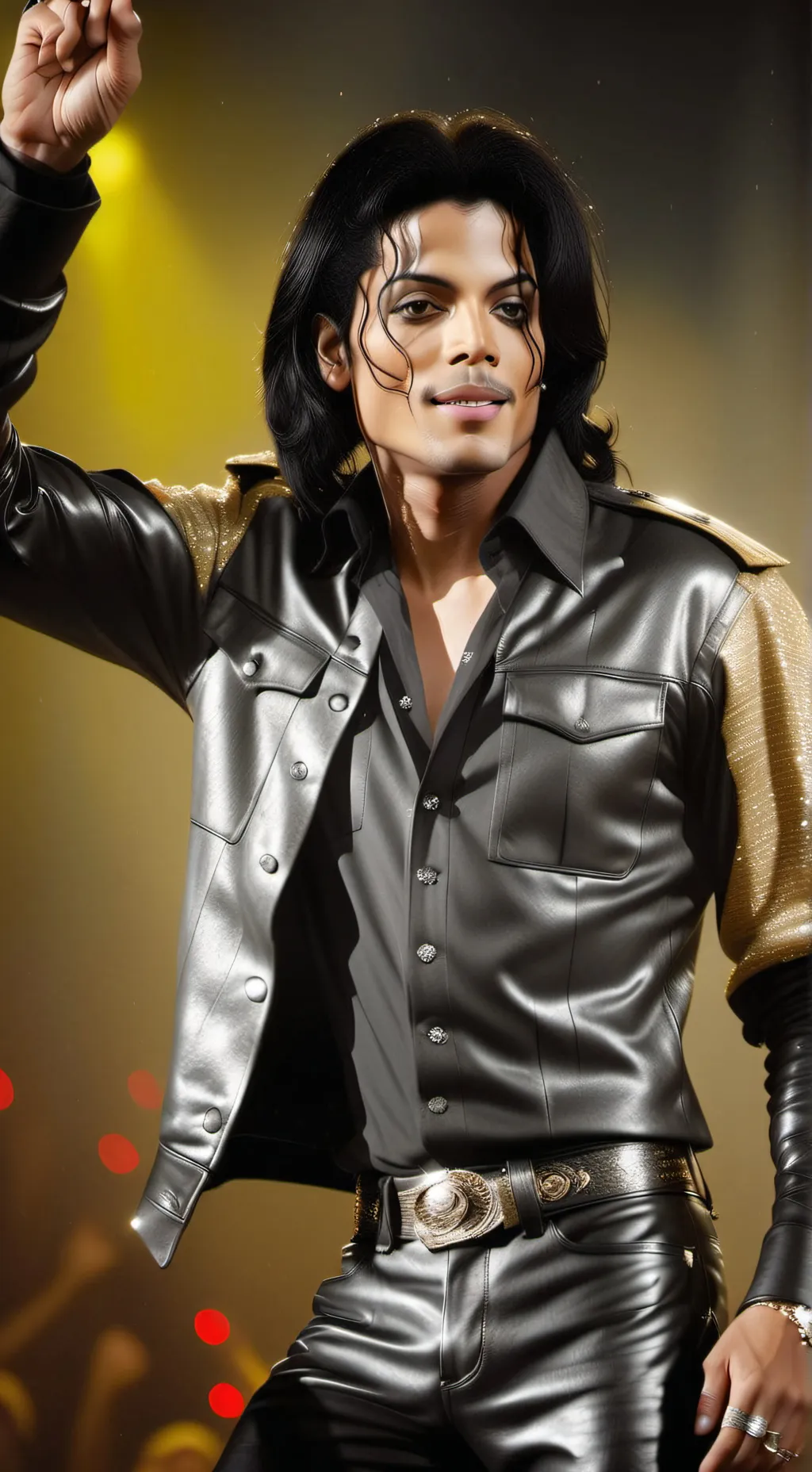 ai character: Michael Jackson background