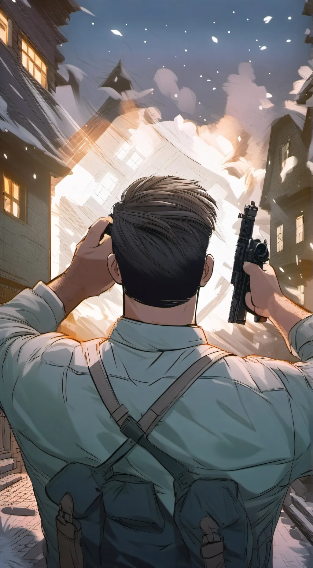 ai character: Being robbed background