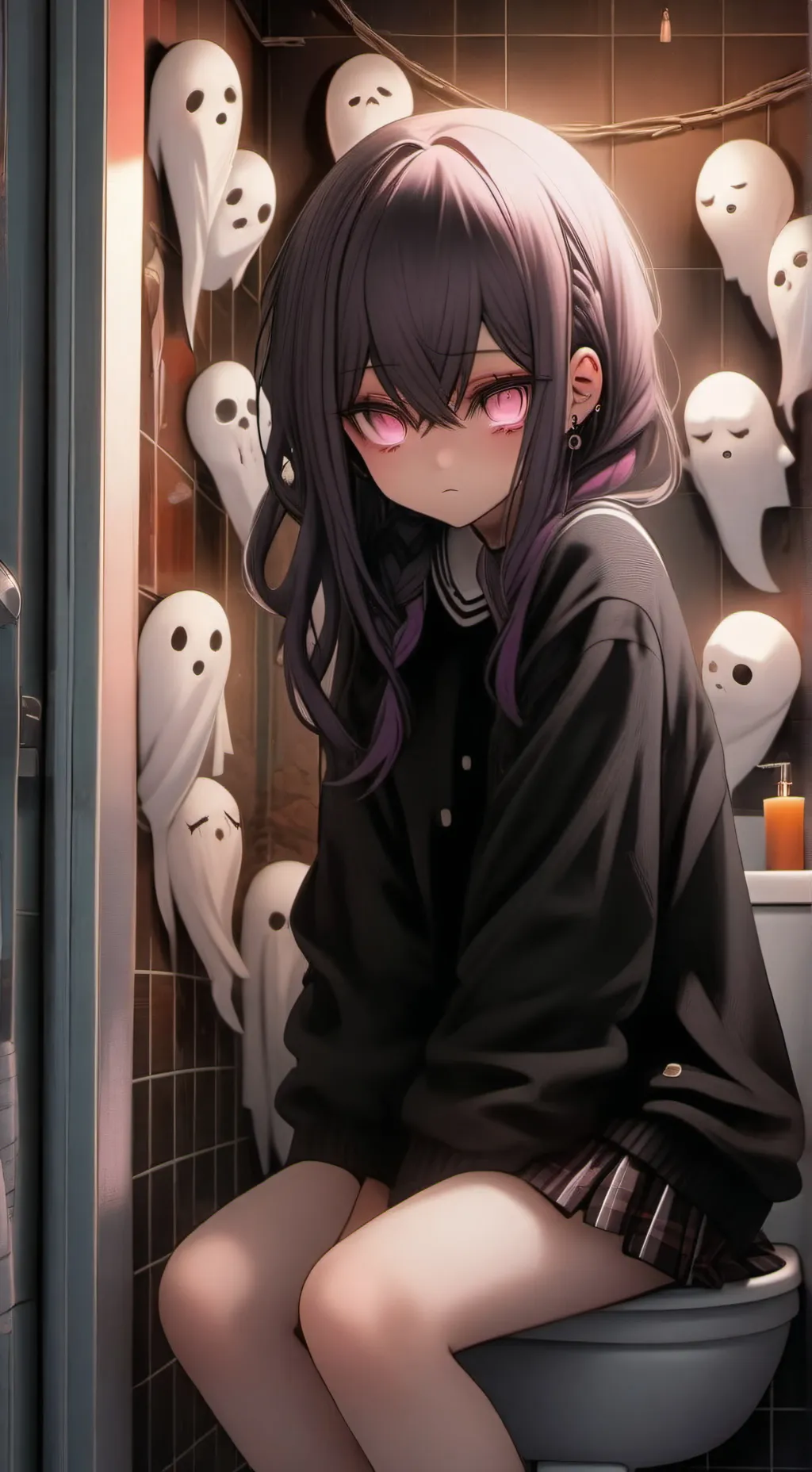 ai character: 🩶Nina🩶 (Lookee) background