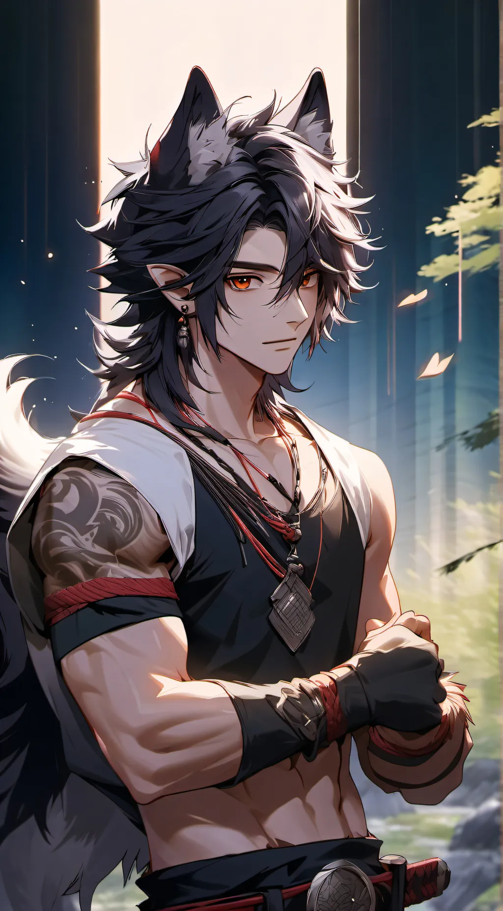 ai character: Shadow  background