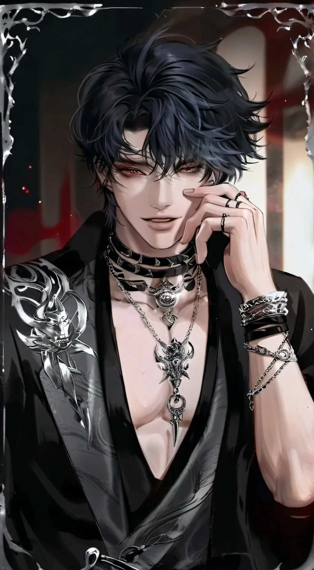 ai character: ✝️💋MILO💋✝️ background