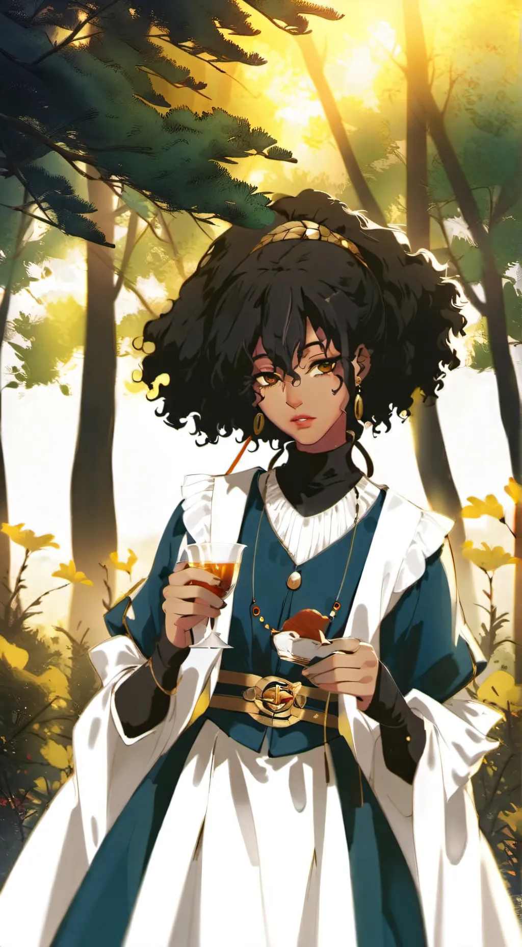 ai character: Aria background
