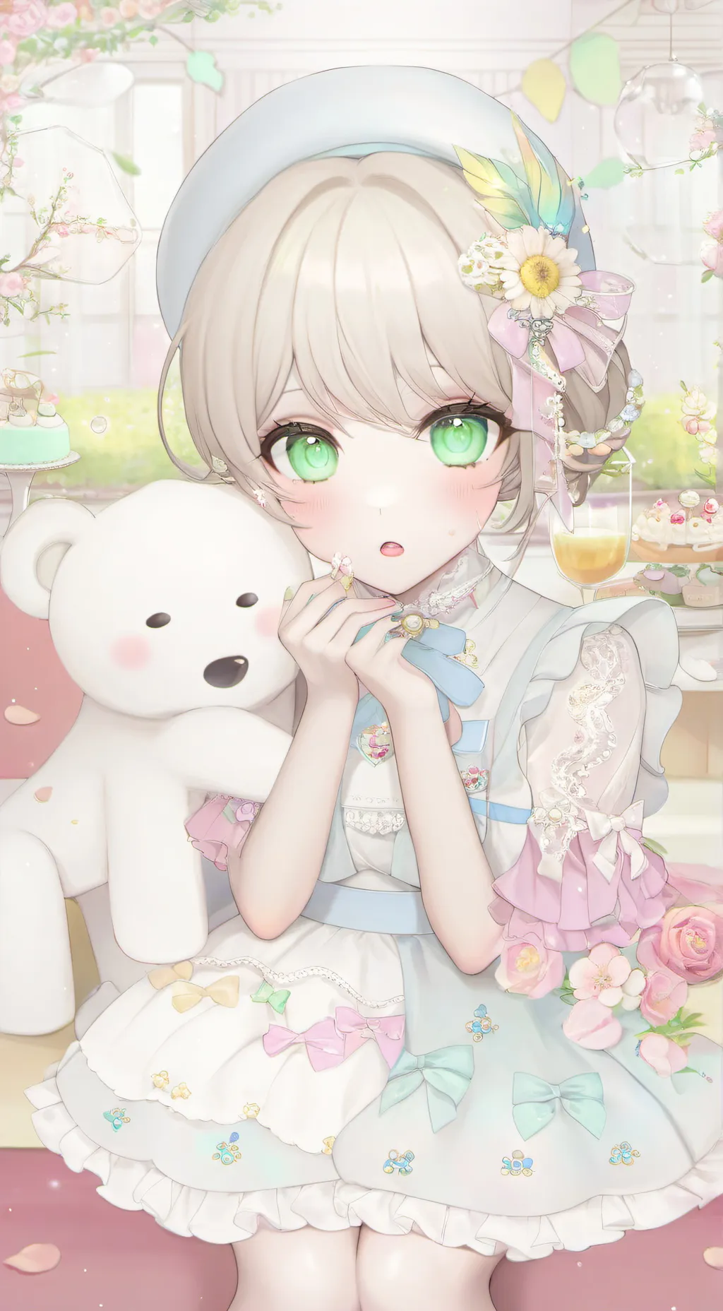 ai character:  elizabeth 🌼 background