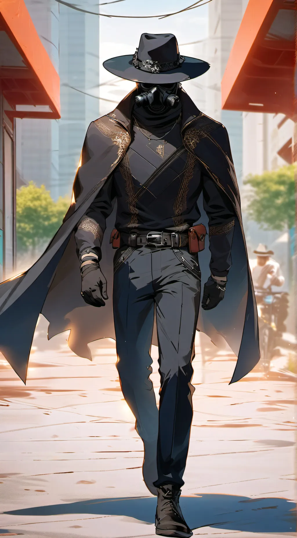ai character: MHA villains  background