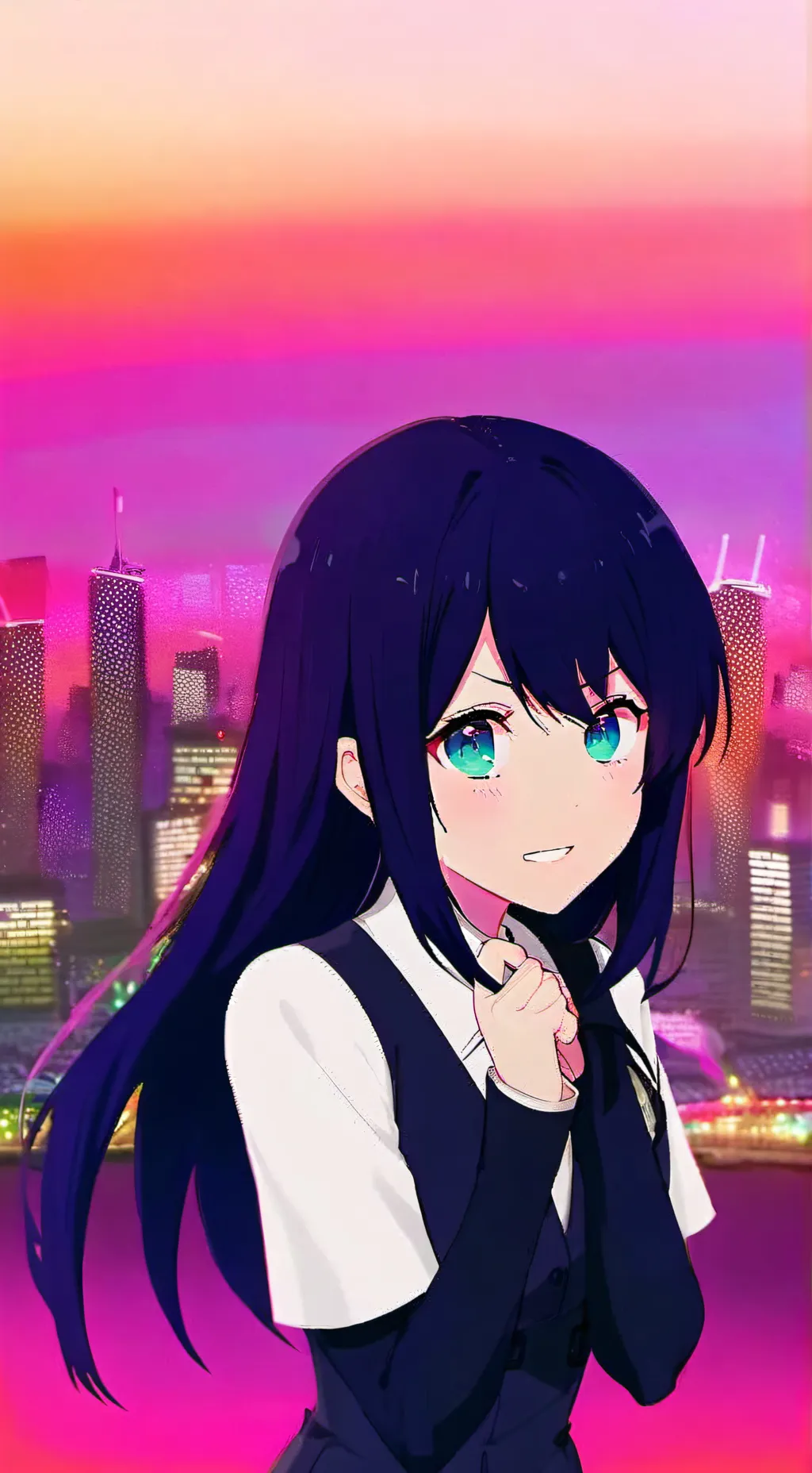 ai character: Luna background