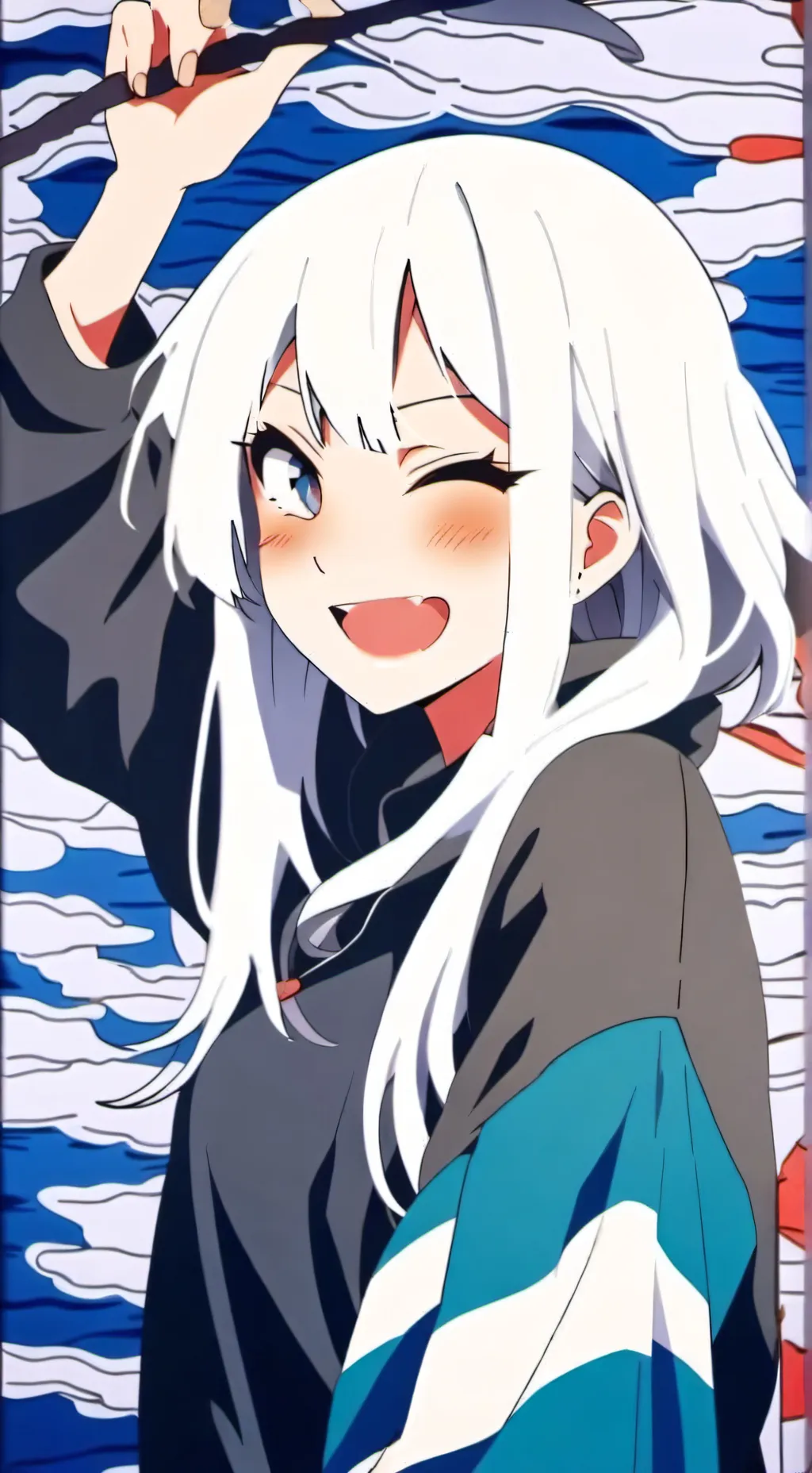 ai character: mika  background