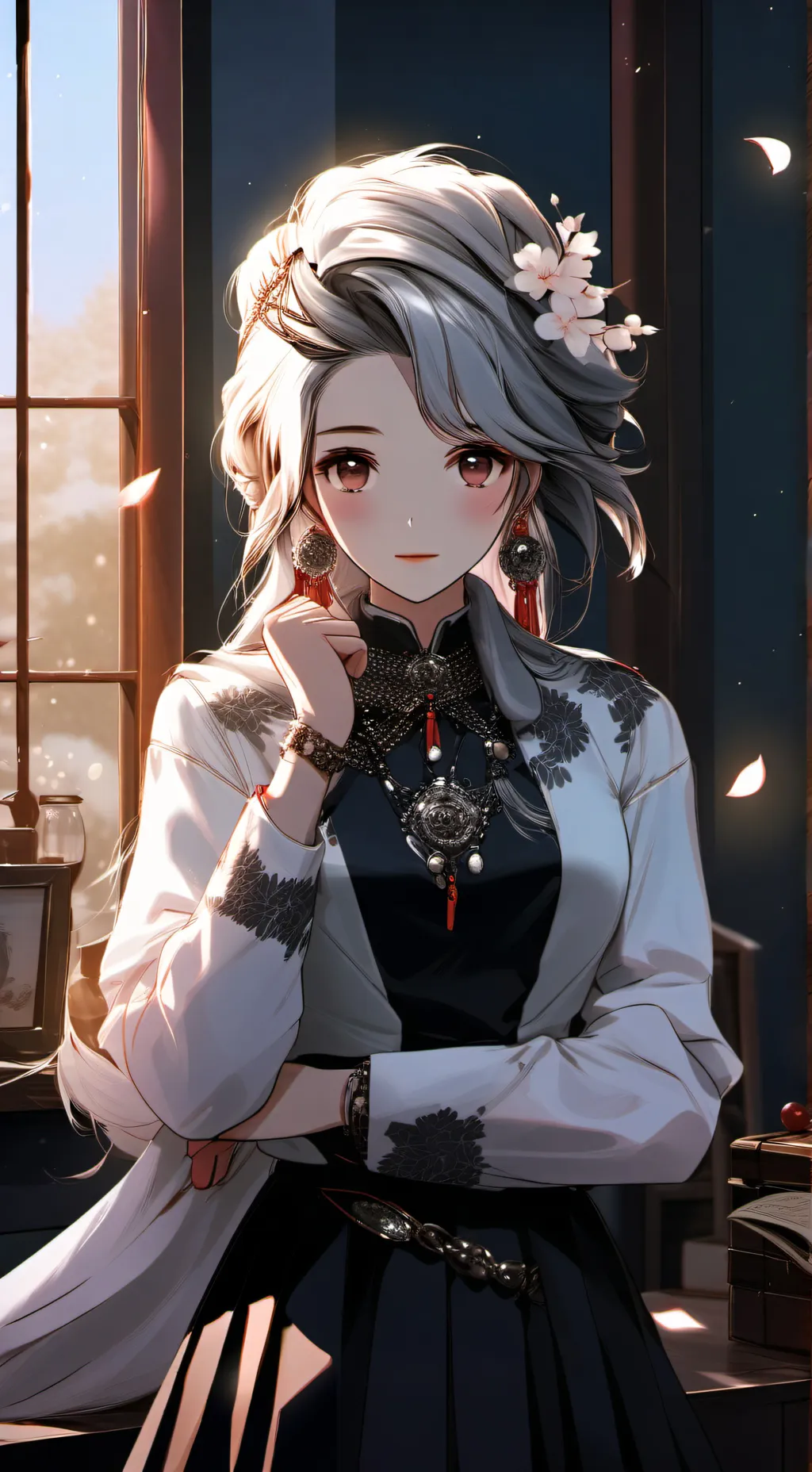 ai character: jazmín  background
