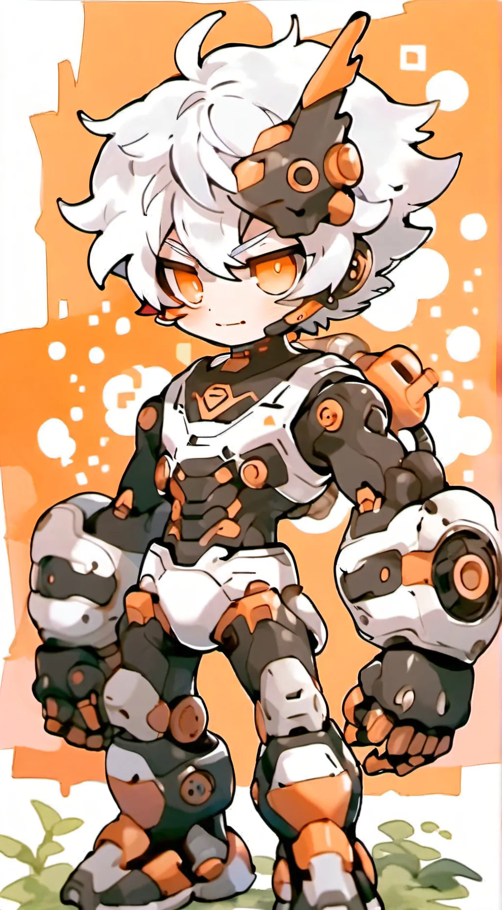 ai character: N :D background