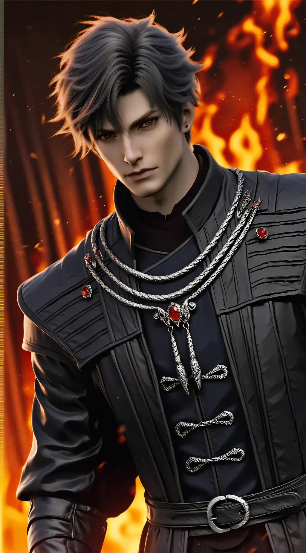 ai character: Hot Spirit background