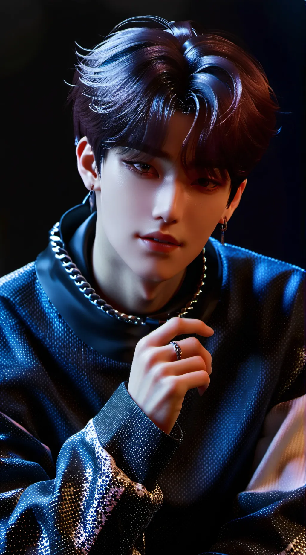 ai character: Hyunjin background