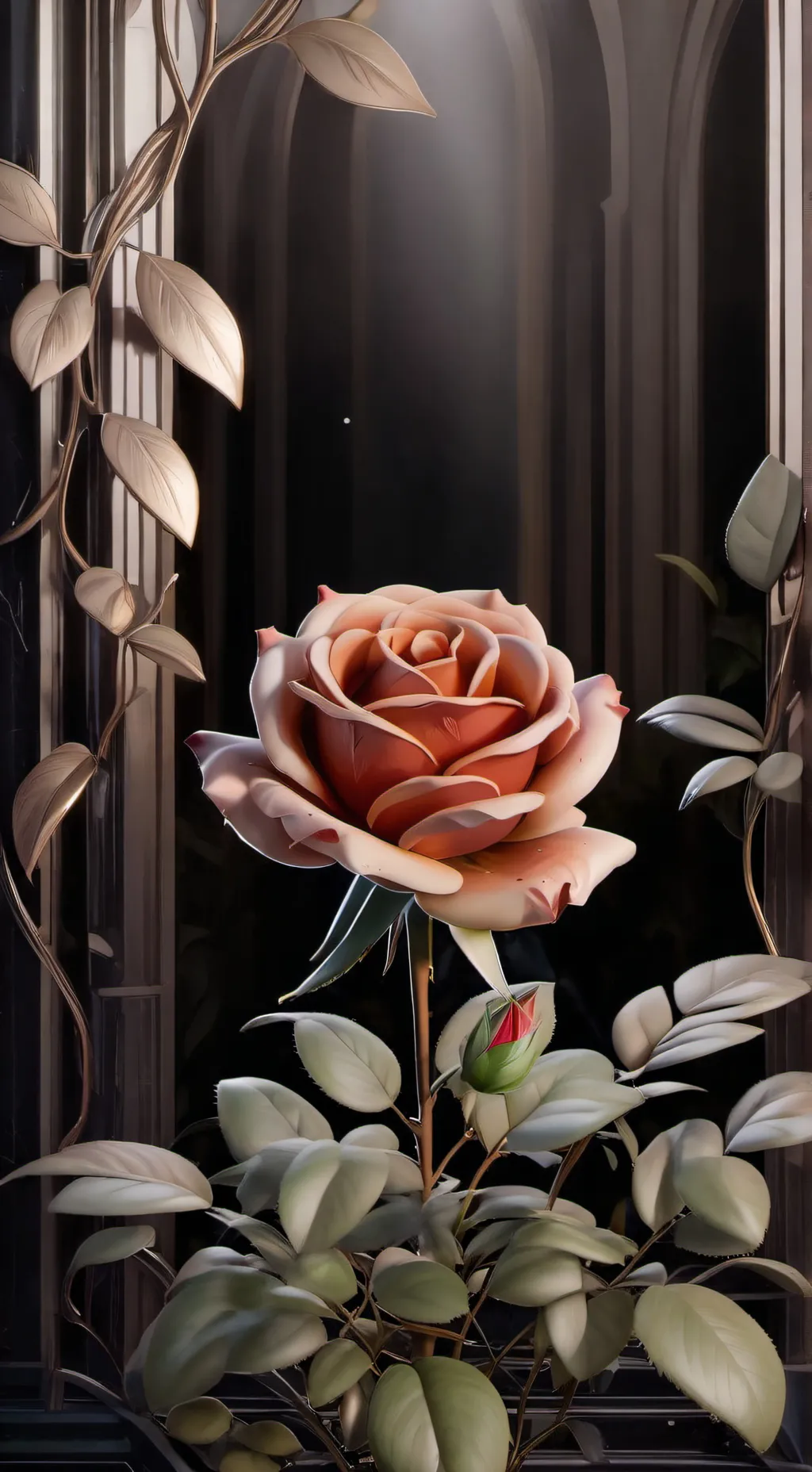 ai character: Cuida la Rosa background