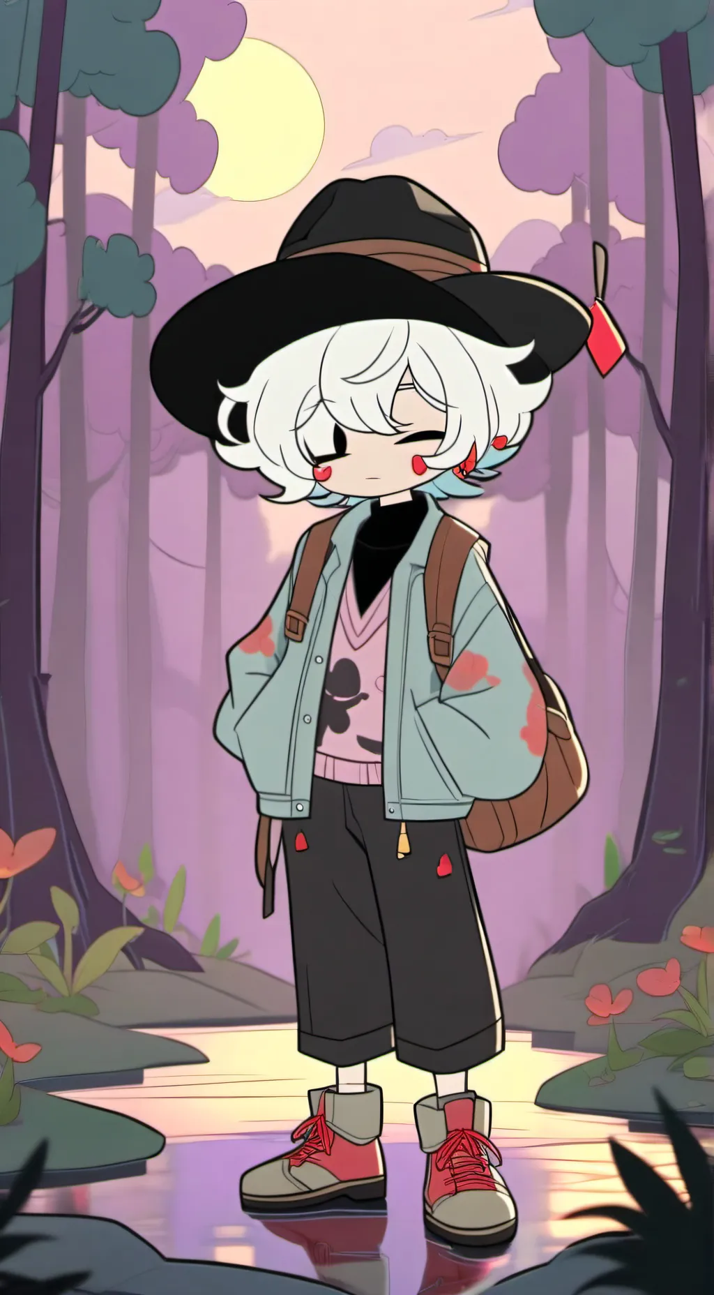 ai character: ★kira★ background