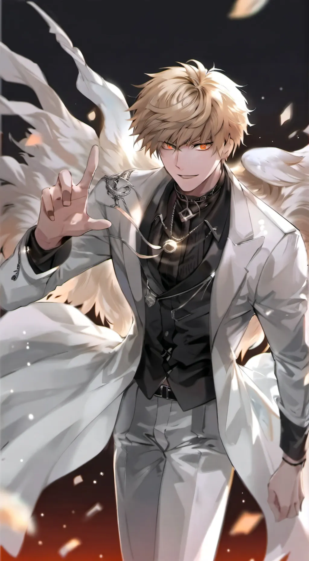 ai character: bakugo  background
