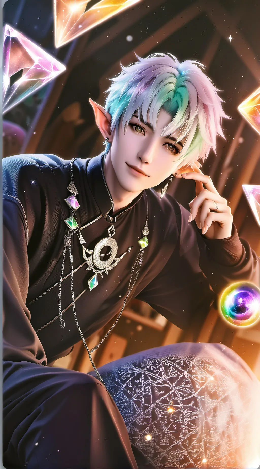 ai character: Aurora the Mystic background