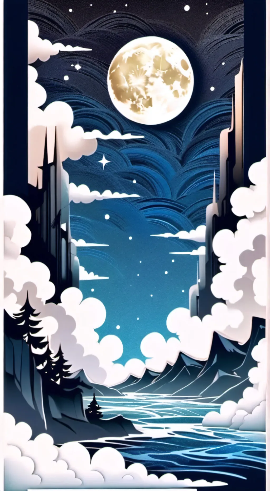ai character: Wolfstar!!  🐺⭐️ background