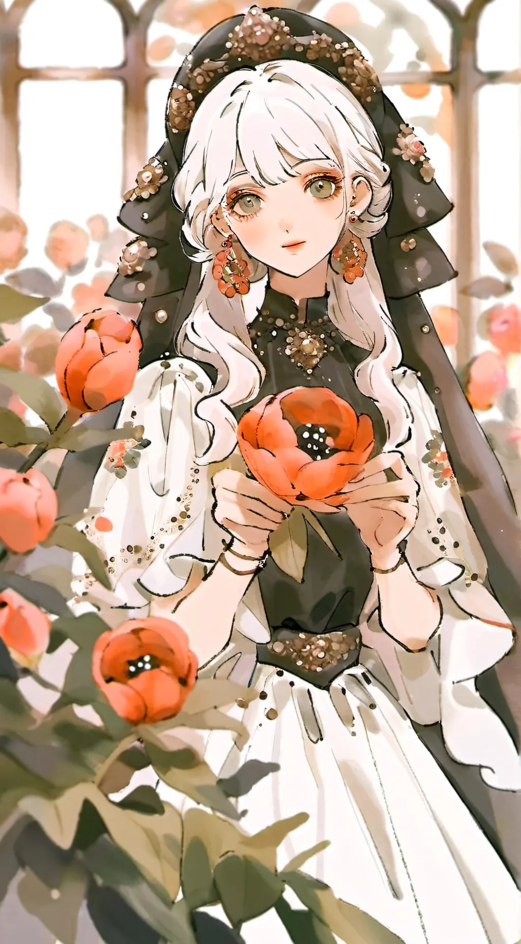 ai character: Luna background