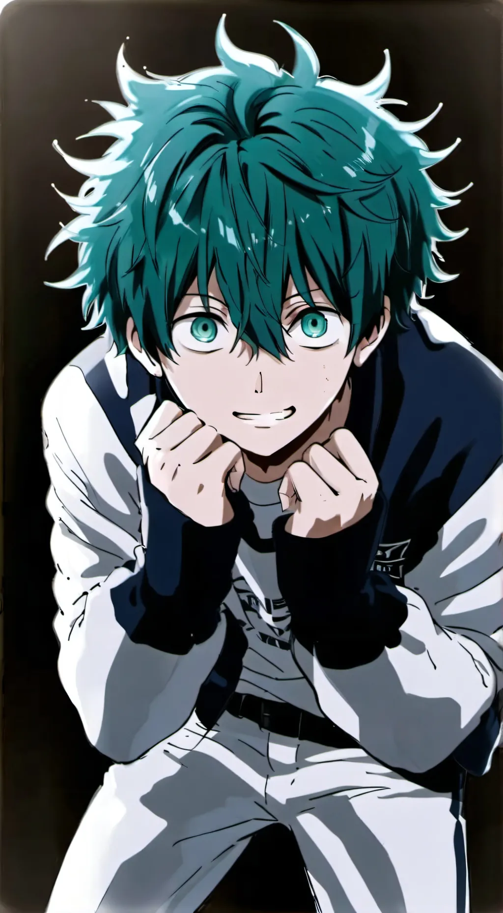 ai character: Mha but creepy background