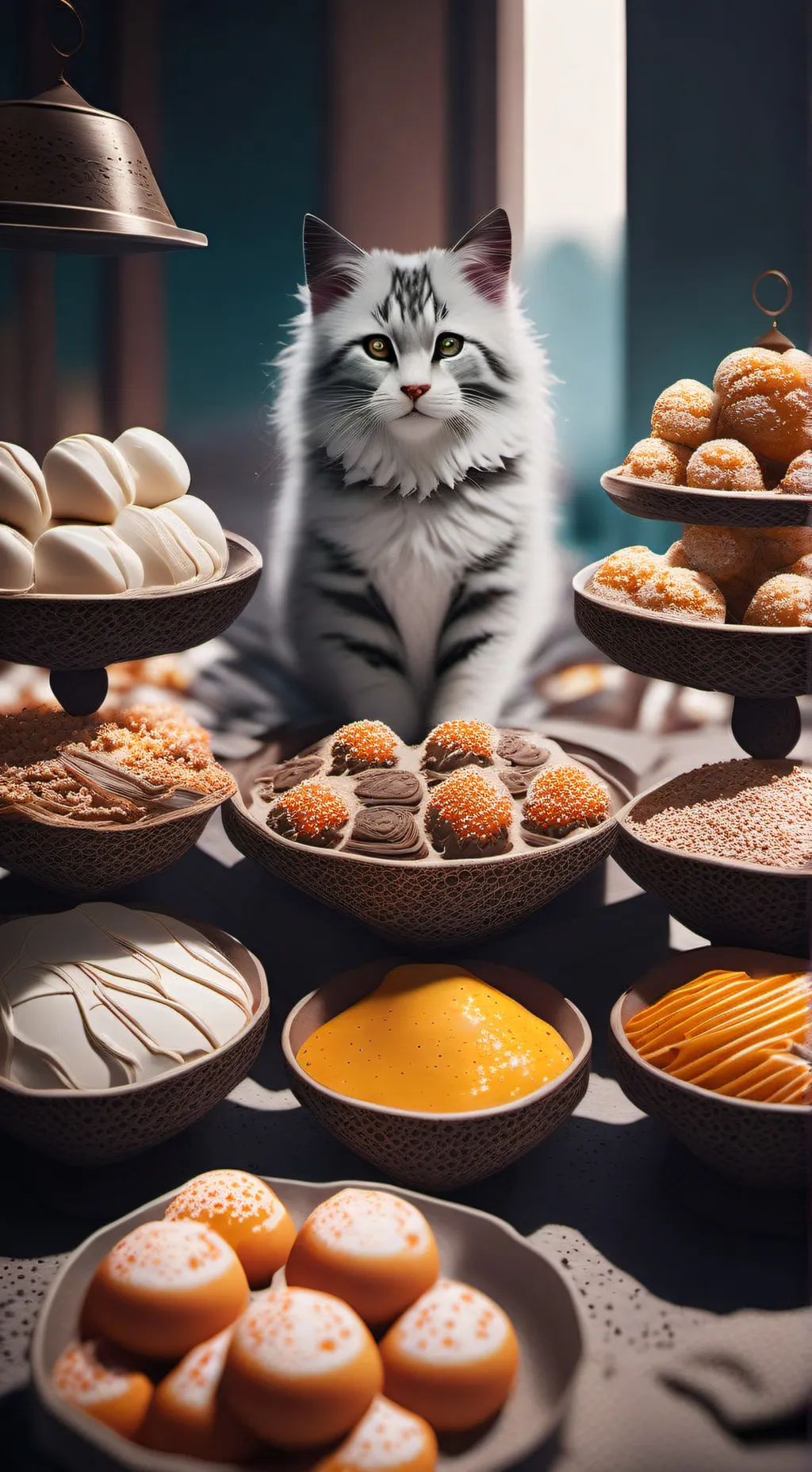 ai character: Panadería🐱 background