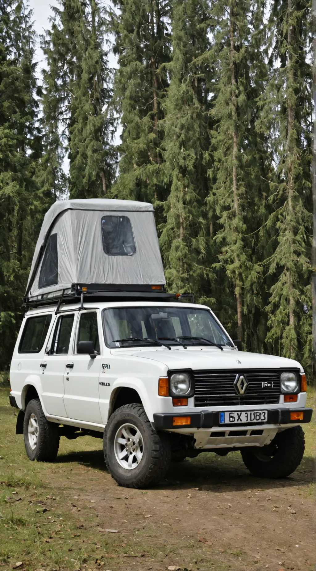 ai character: Renault 4 Camper background