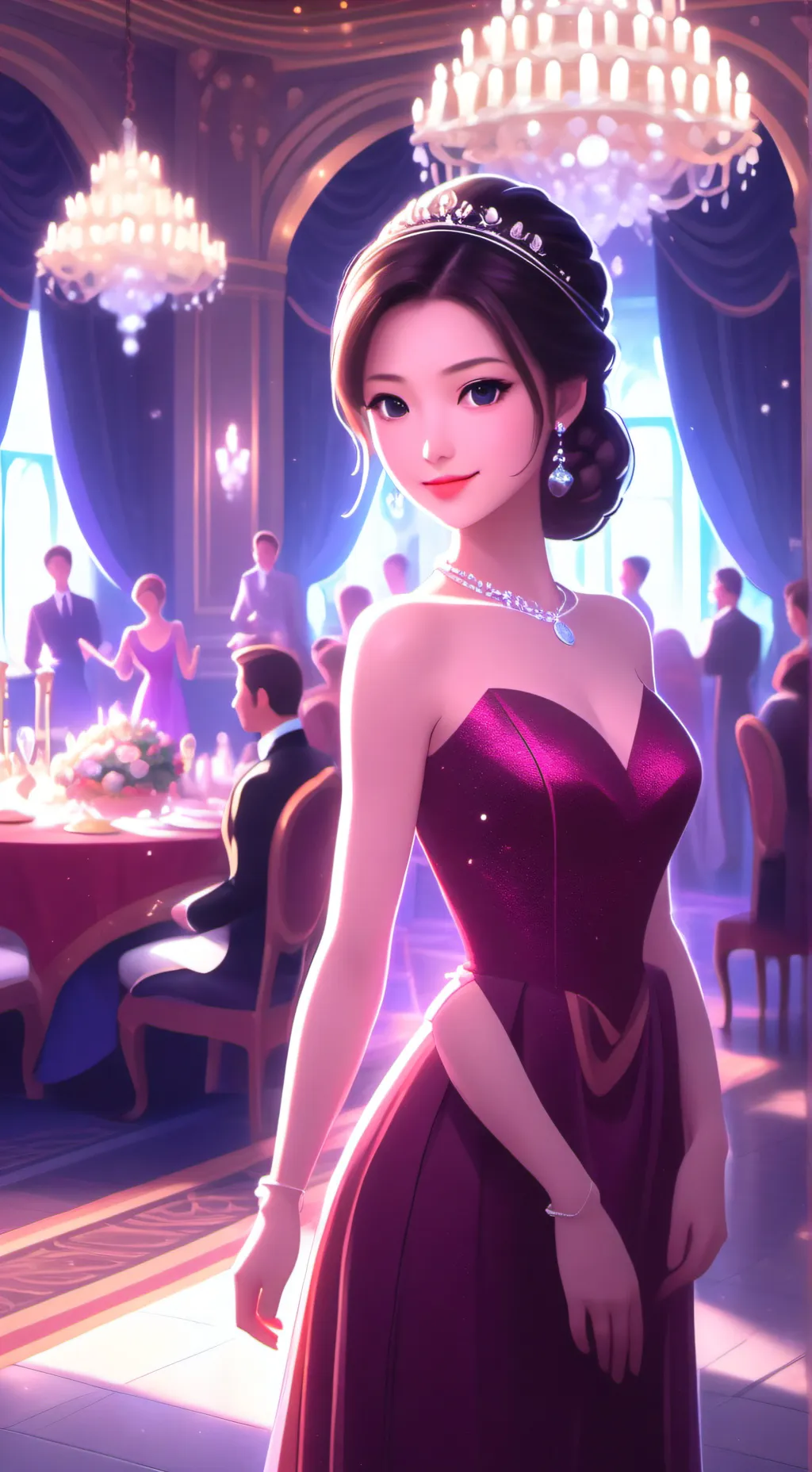 ai character: maya background