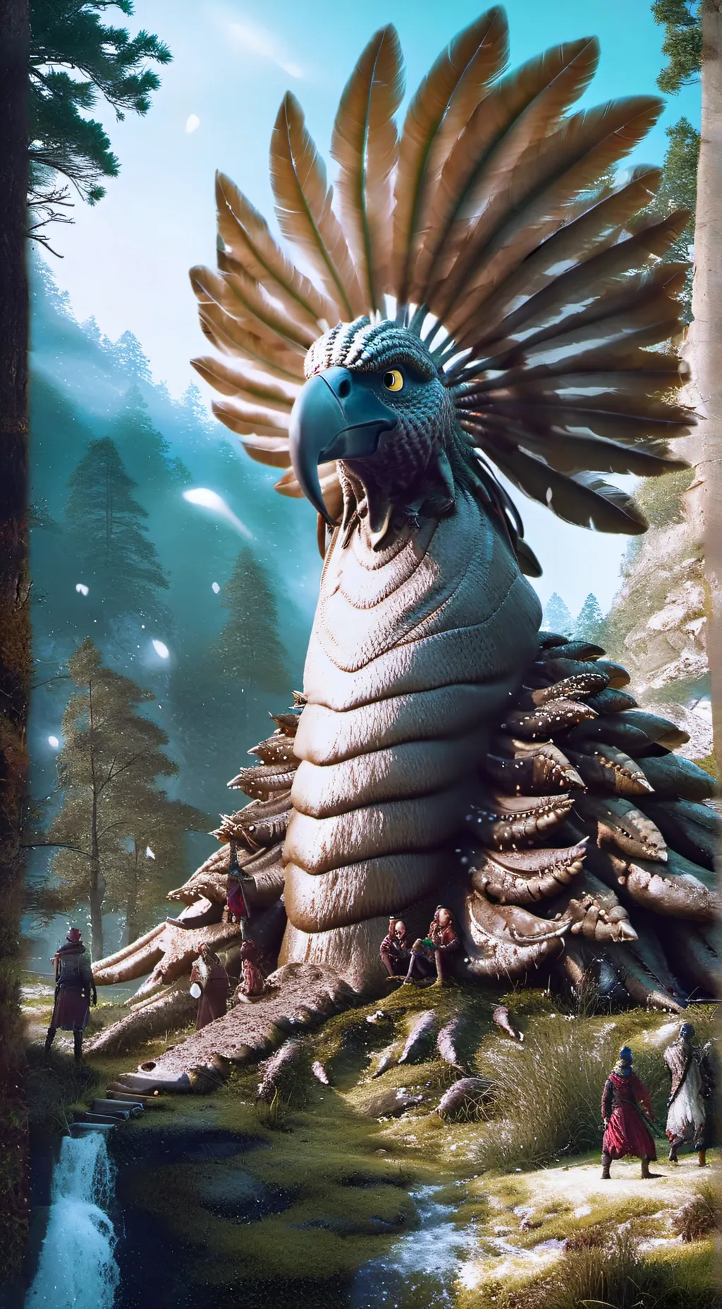 ai character: dragão background