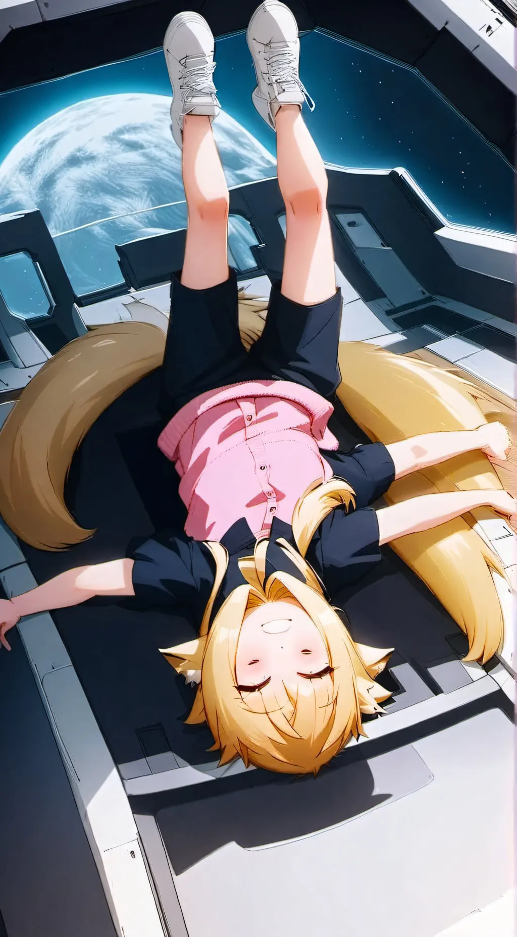 ai character: Luna background