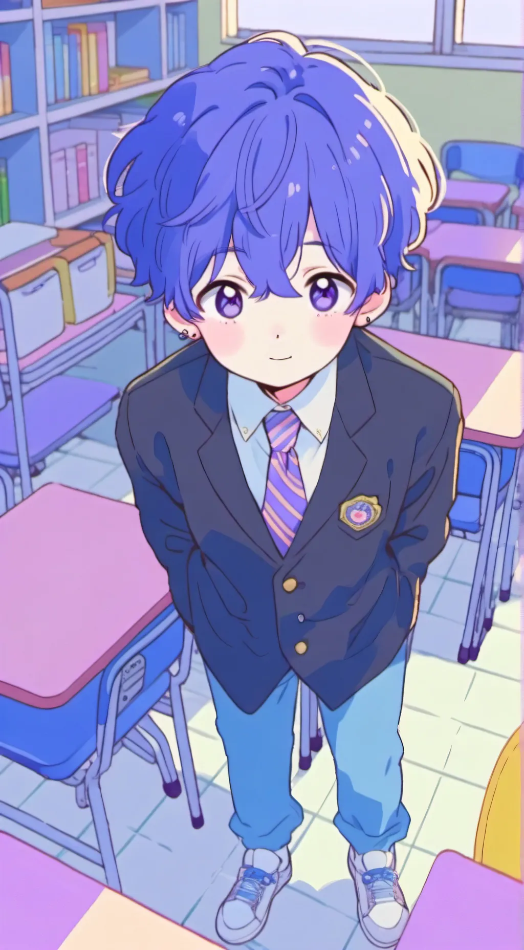 ai character: Prom time (eps 4)  background