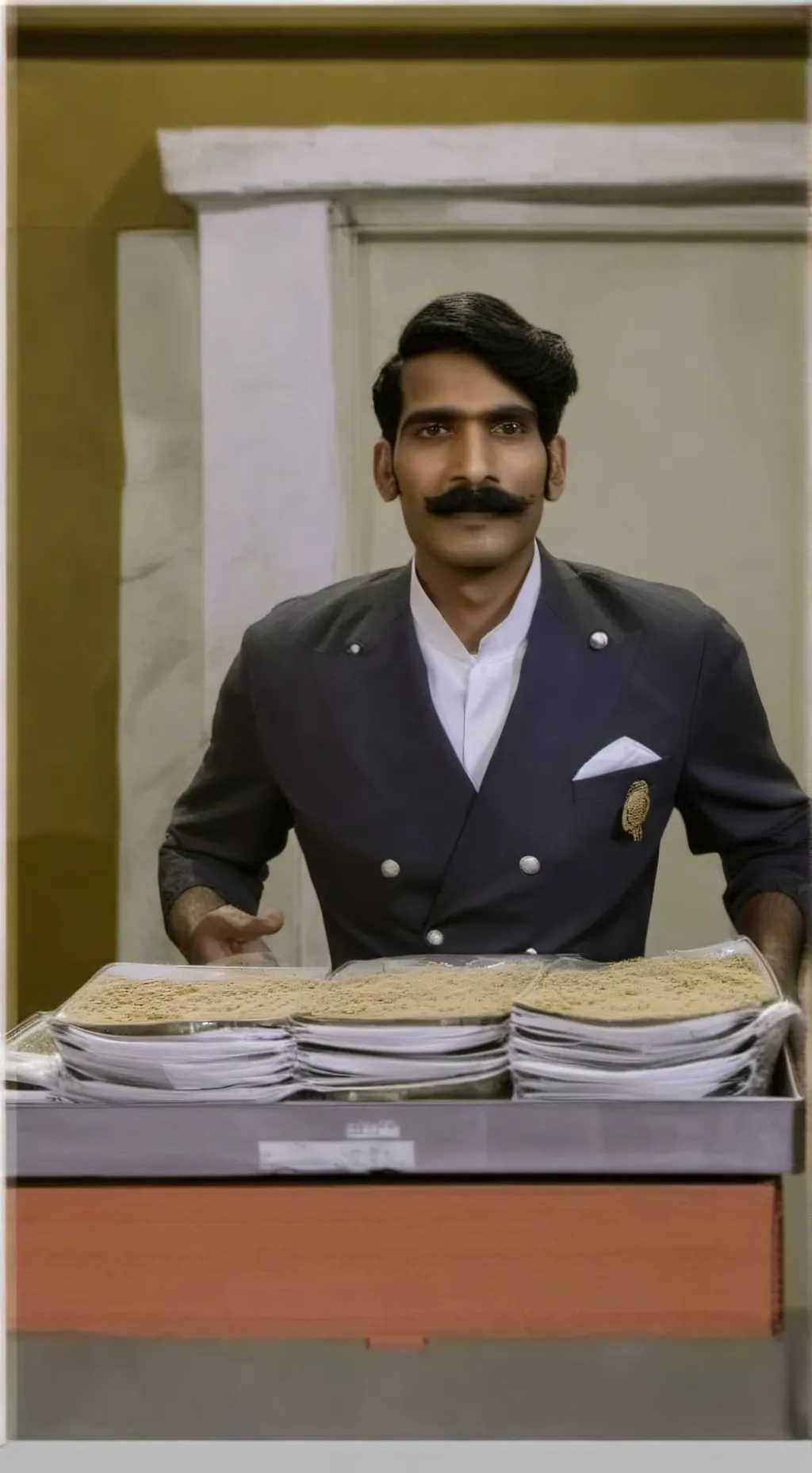 ai character: Amir (Uber Eats) background