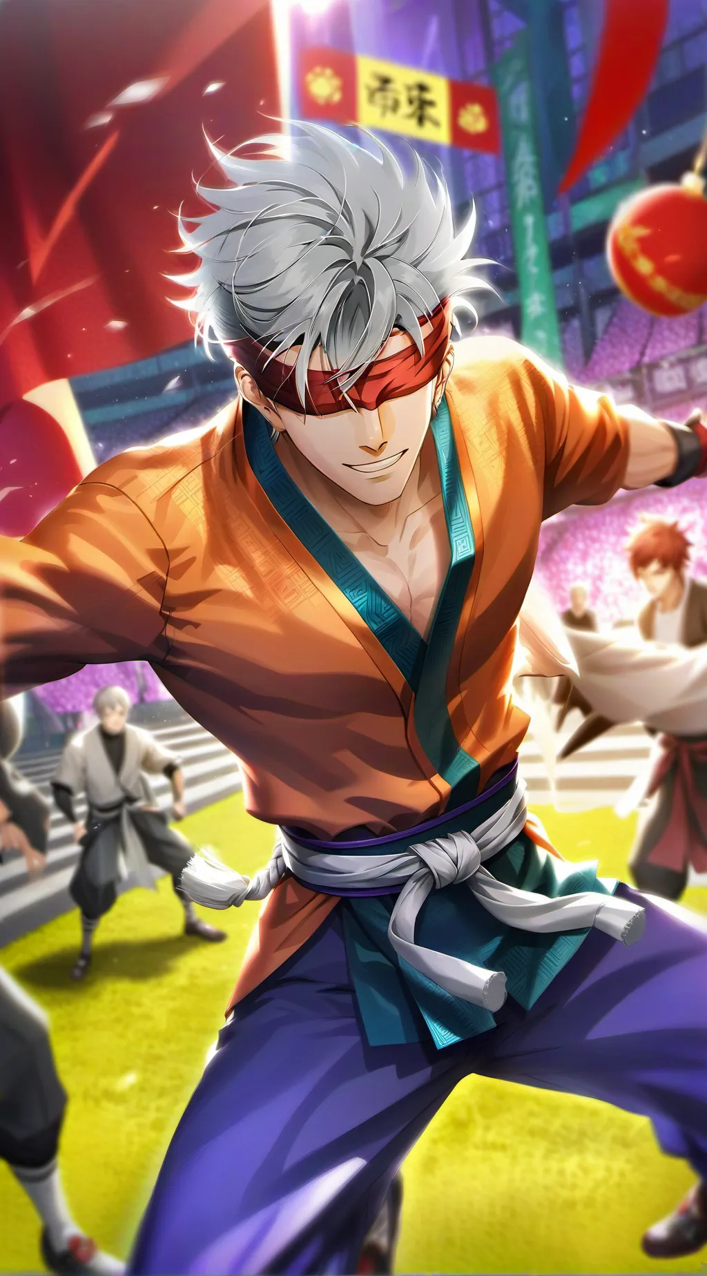 ai character: ♥Gojo★ background