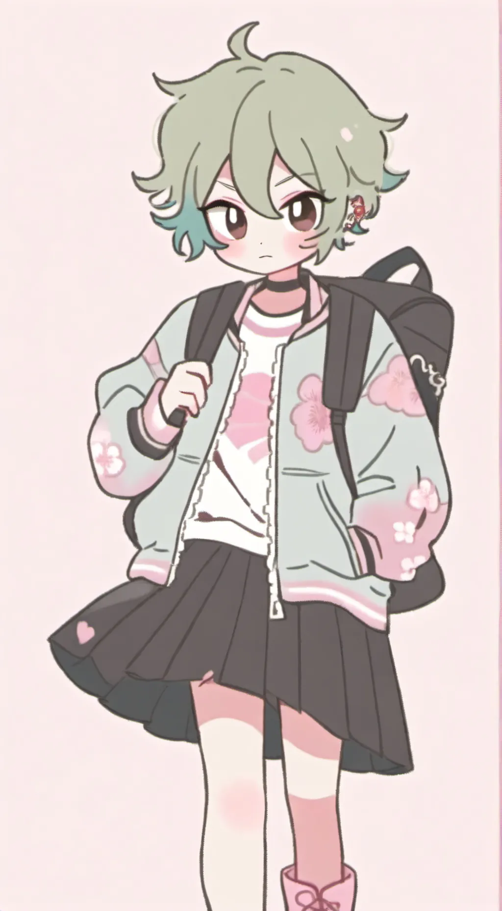 ai character: Sprout🍓❤️ background