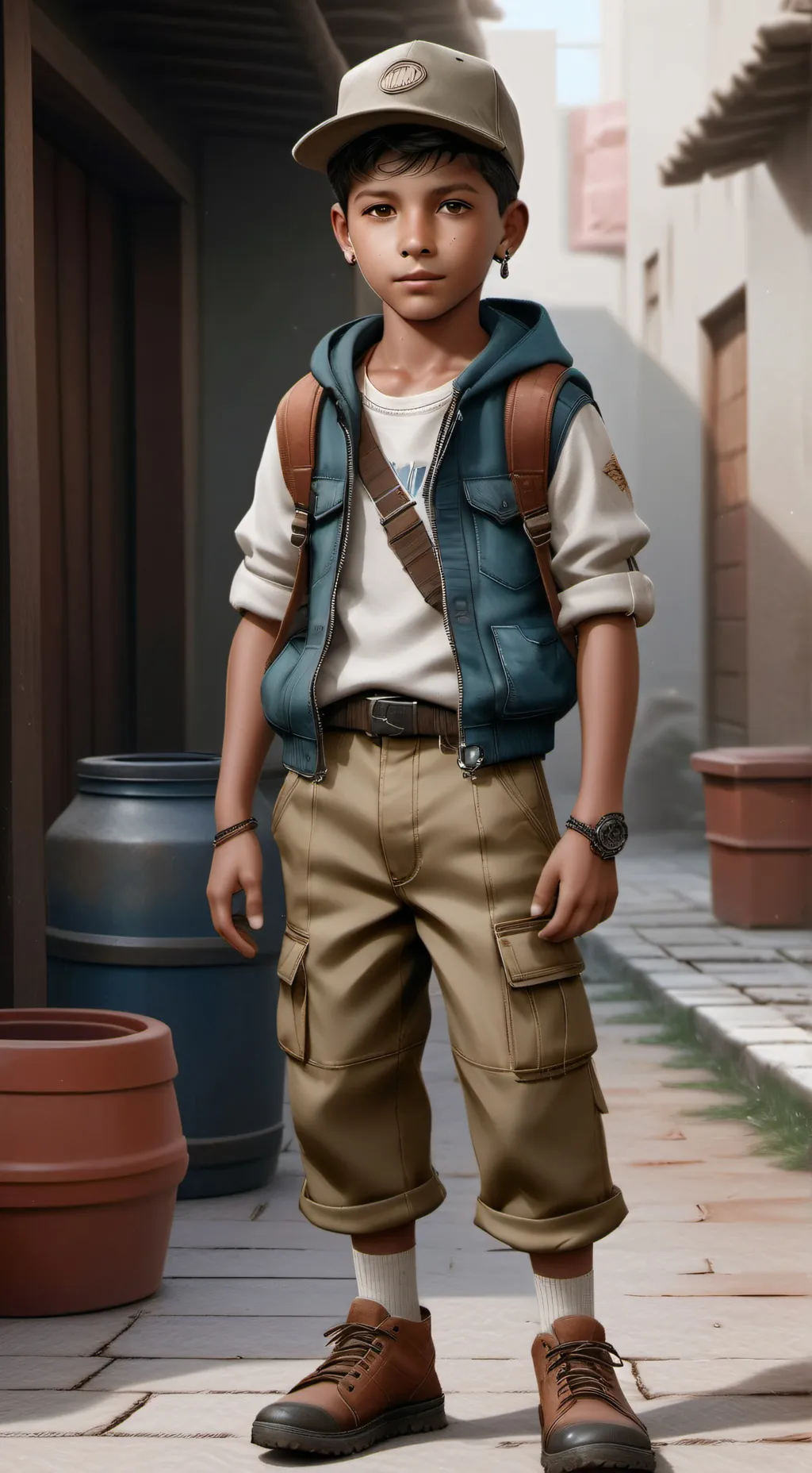 ai character: Omi background