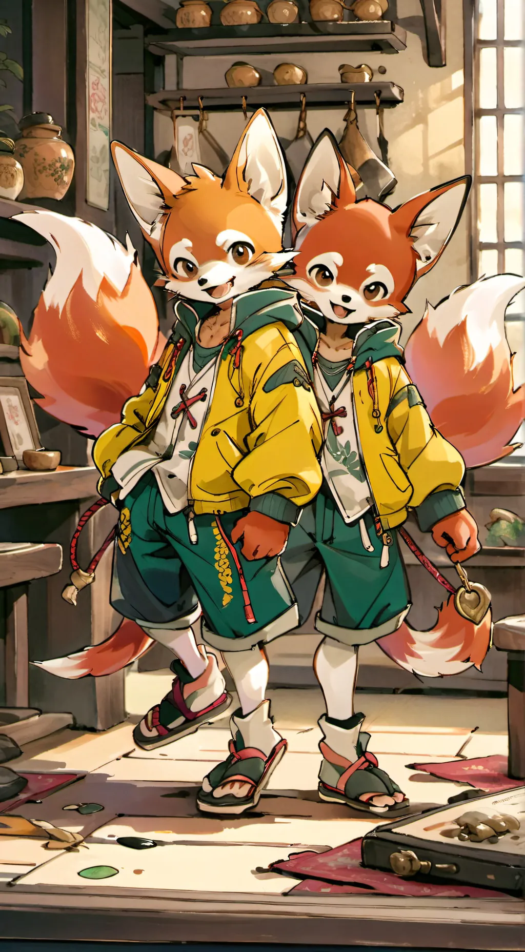 ai character: sonic crew  background