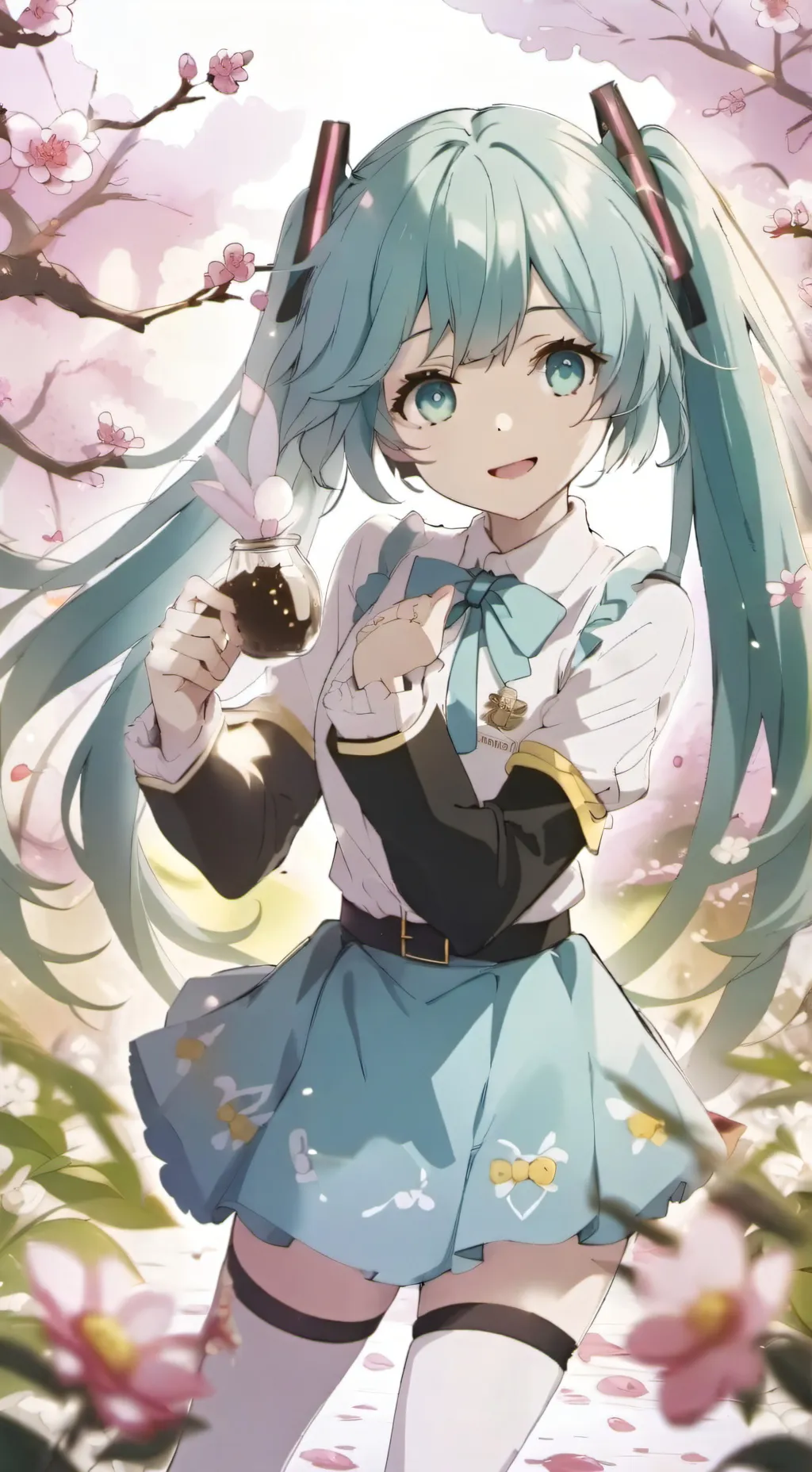 ai character: MIKU background