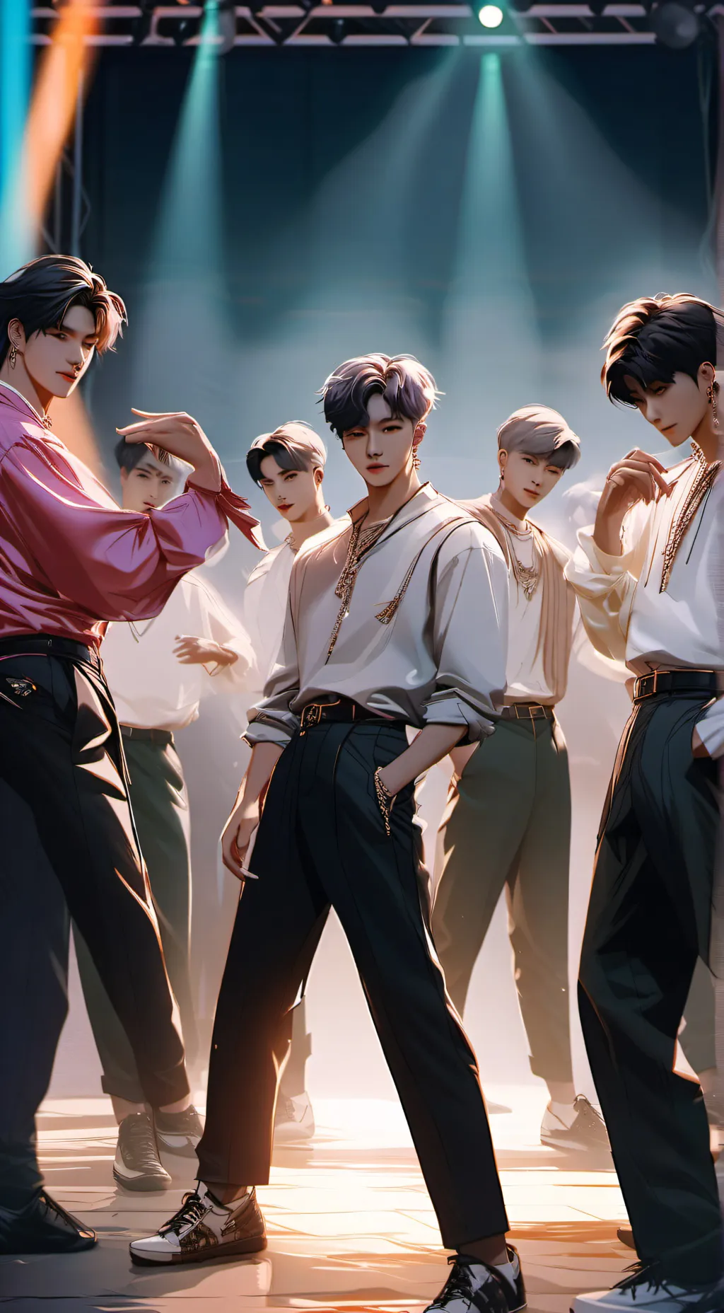 ai character: Skz(bangchan) background
