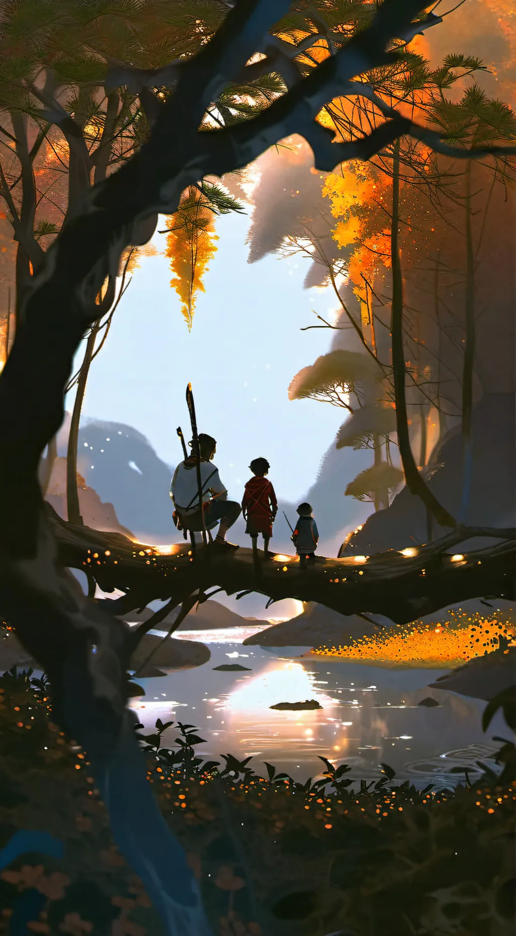 ai character: Amphibia  background