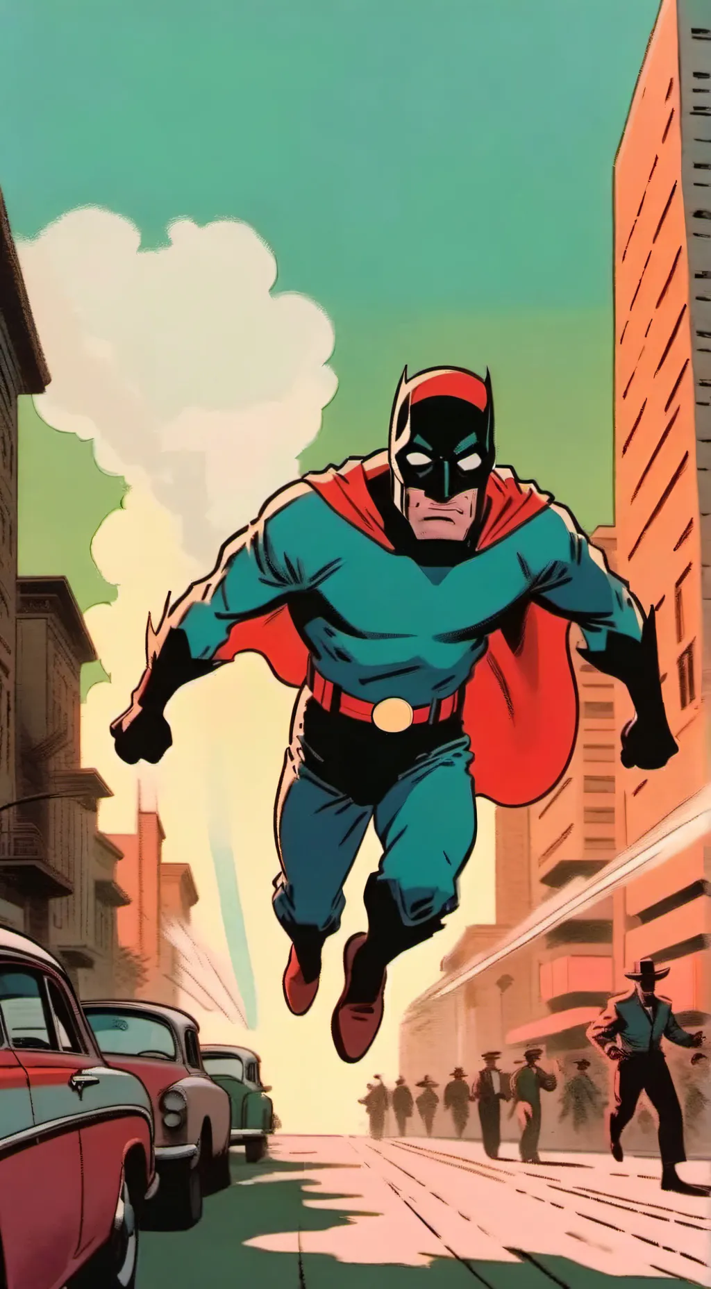 ai character: supeman background