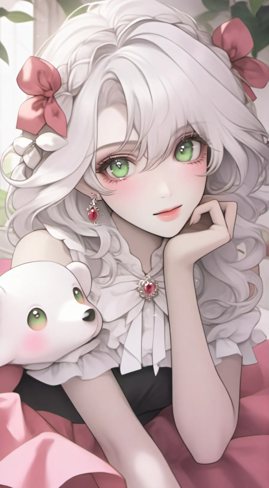 ai character: Luna background