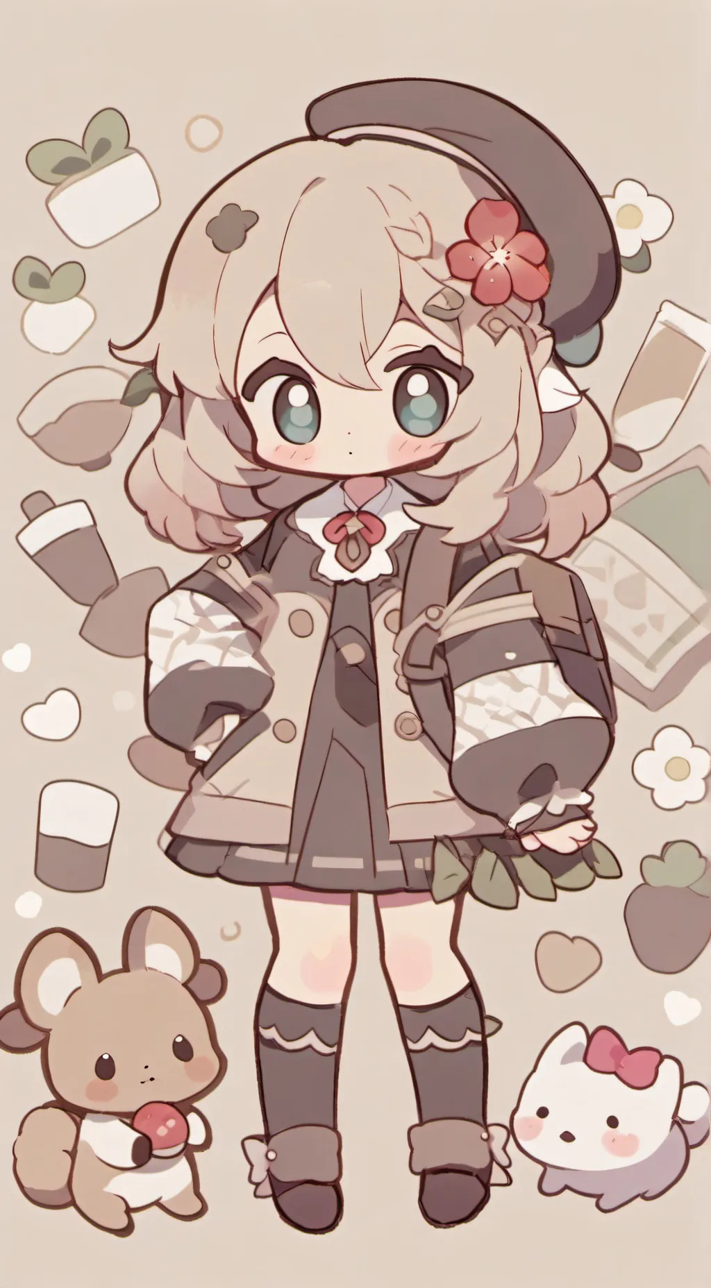 ai character: ANNA  background