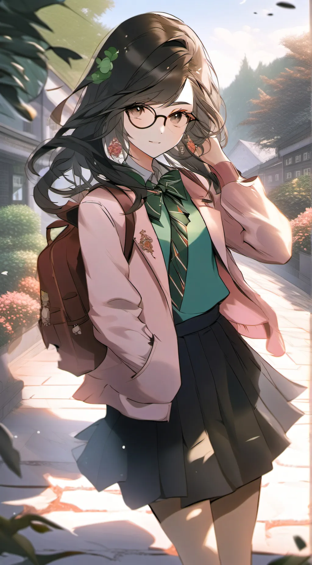 ai character: MHA School  background