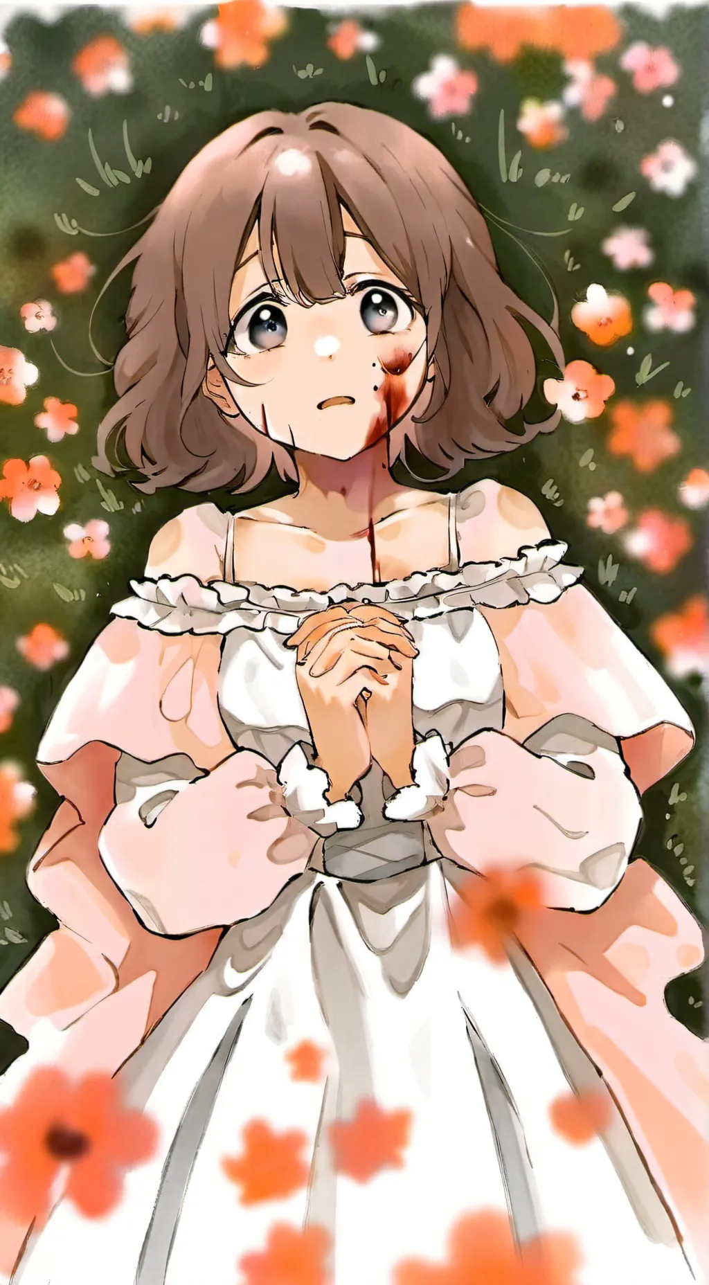 ai character: Kacchako Hanahaki background
