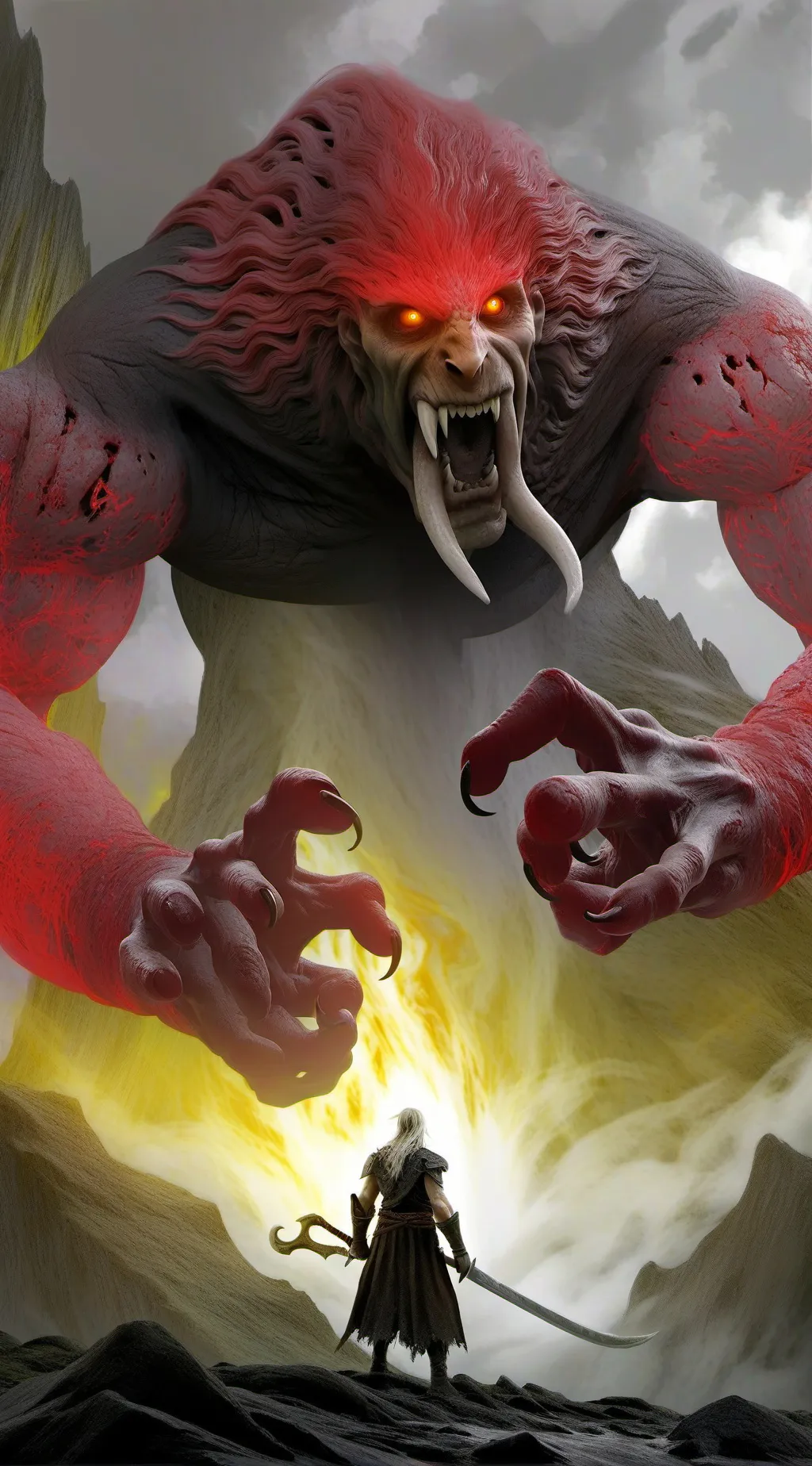ai character: the monster man  background
